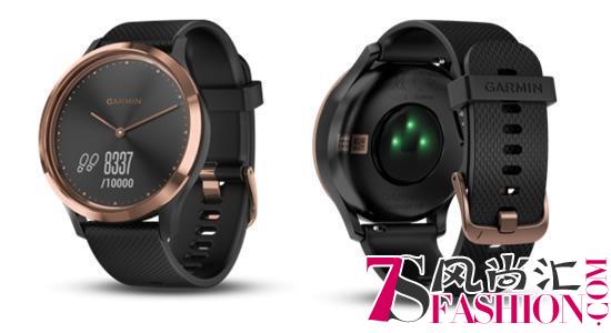 颜值爆表！Garmin 推出vívomove HR 运动版黑色玫瑰金
