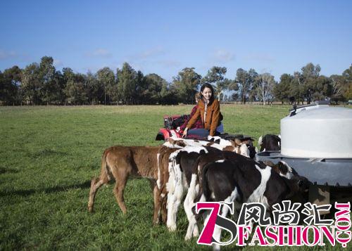 贝拉米有机生活体验大使张梓琳，澳洲探寻有机奶粉源头