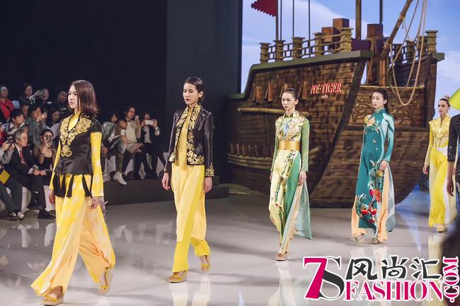 世界文旅小姐核心成员亮相中国国际时装周NE·TIGER大秀