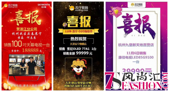双十一的惊人购买力！苏宁高端彩电卖爆了