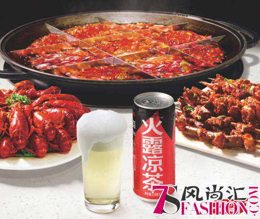 吃辣不喝酒，火露凉茶便成了首选