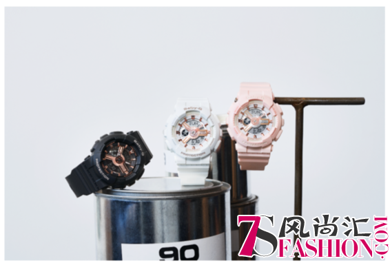 Girls潮流表款，卡西欧Baby-G BA-110RG经典重现