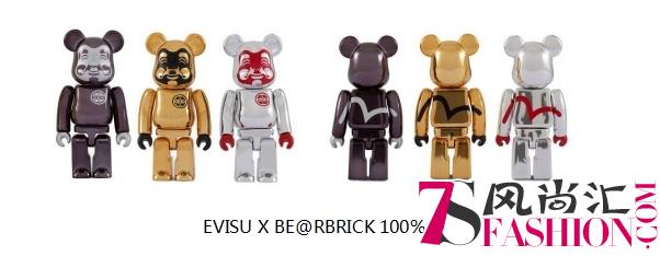 新年最具收藏价值的联名系列 -EVISU X BE@RBRICK积木熊惊爆联名来袭!