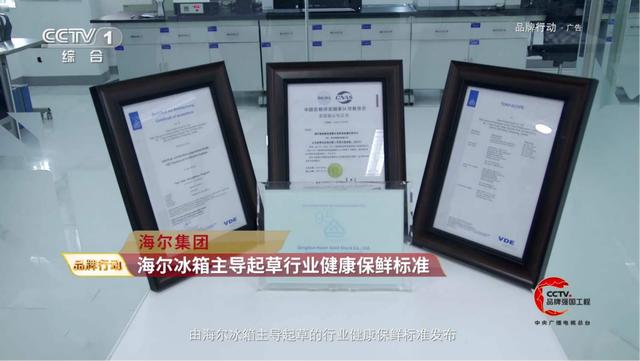 保鲜也分等级？海尔冰箱获一级健康保鲜认证，幸亏被央视