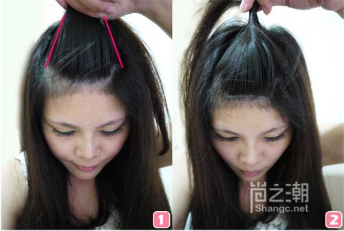 刘海怎么梳上去好看 12款刘海的扎法图解