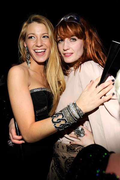 Blake Lively 和Florence Welch