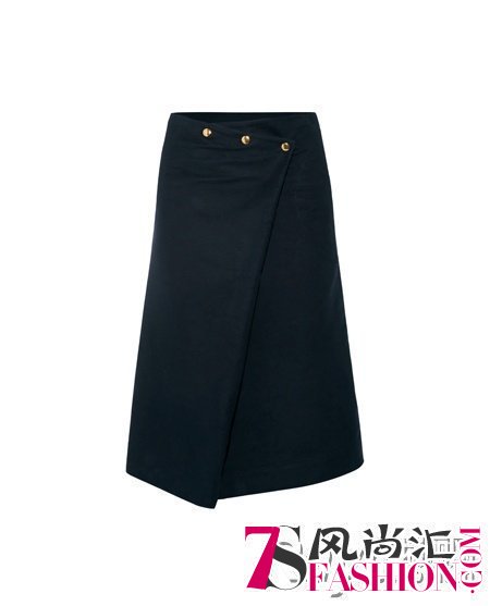 23 Atlantique Ascoli毛毡棉半裙