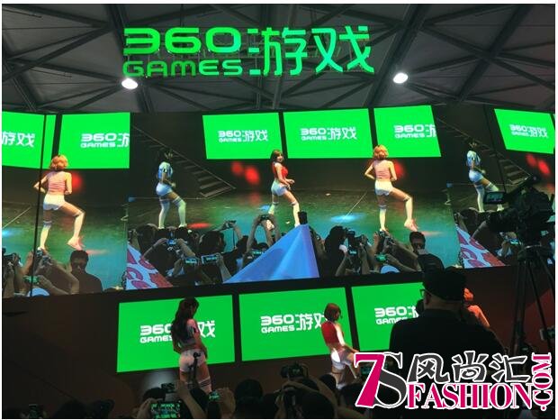 韩国第一主播天团大玩“心跳” 空降360游戏ChinaJoy展台