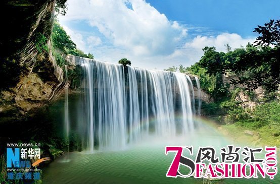 8、万州大瀑布。万州宣传部供图，新华网发